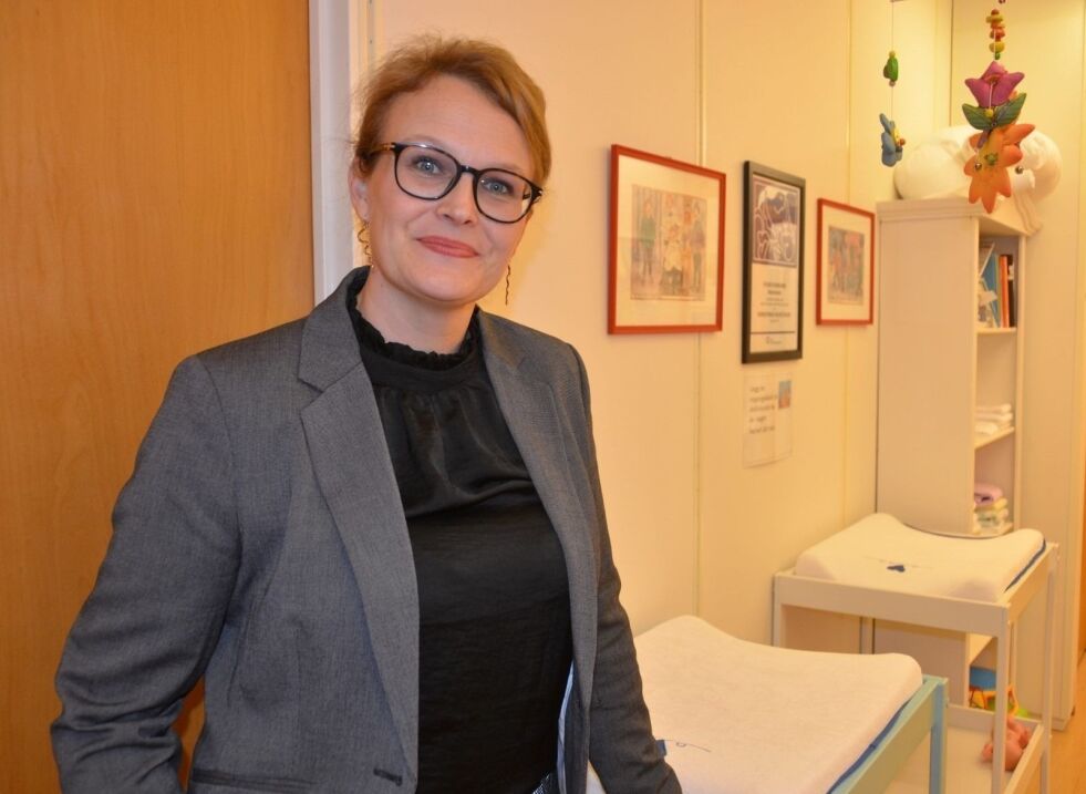 - Vi har konstant behov for helsepersonell, sier Mona Storteig i Saltdal kommune.
 Foto: Eva S. Winther