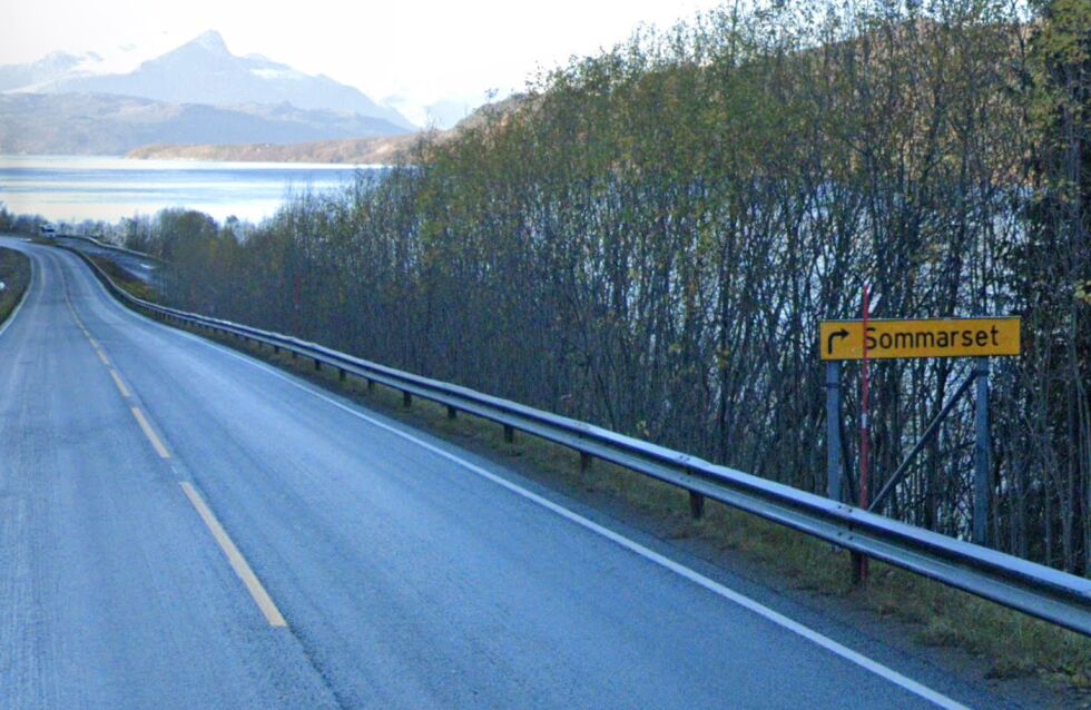 Nå er det bestemt at 20 steder med stavelsen "Sommar-/Sommer-" i Sørfold skal skrives med a.
 Foto: Skjermdump fra Google maps