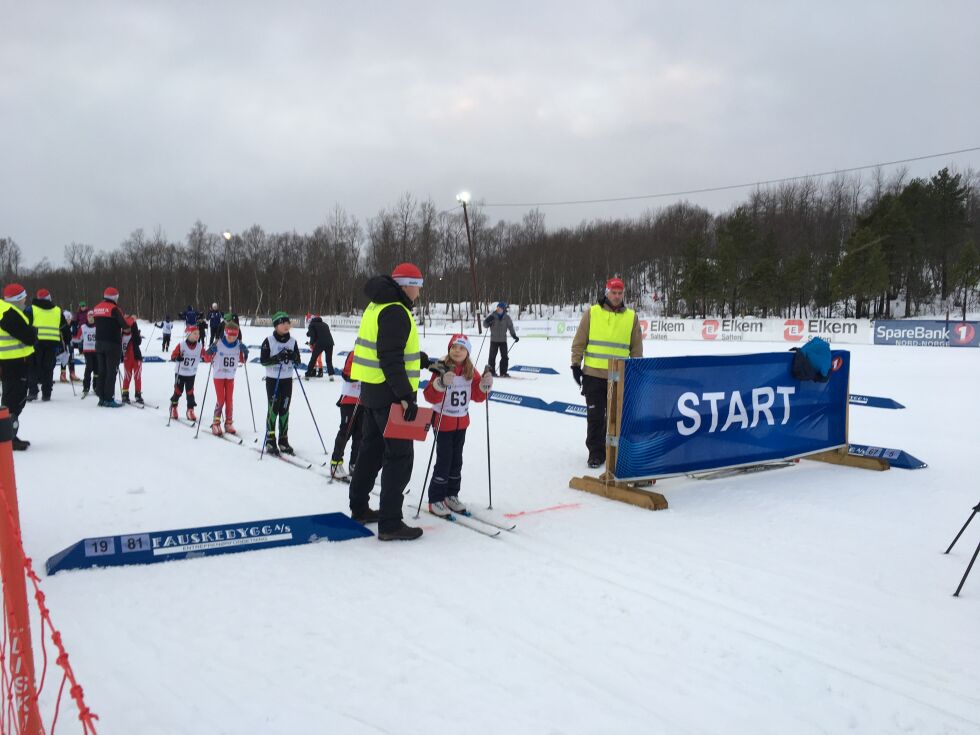 Kretsrenn i Klungsetmarka samler over 200 skiløpere.
 Foto: Eva S. Winther