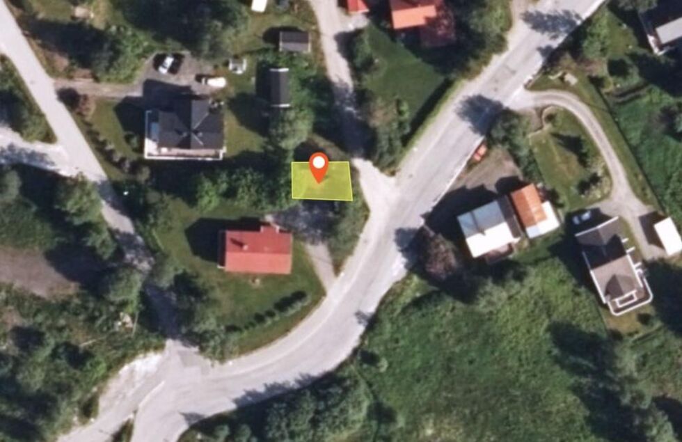 EIENDOM. Sulitjelma Aktiebolag er fortsatt registrert med rettigheter i eiendom på Fauske, deriblant denne lille eiendommen i Heia/Bratthaugen på Finneid.
 Foto: Skjermdump norgeskart.no