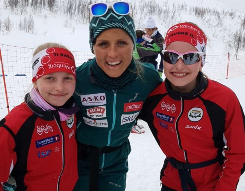 FORBILDE. Therese Johaug utgjør et sporty forbilde for mange unge skiløpere.
 Foto: Kobberløpet