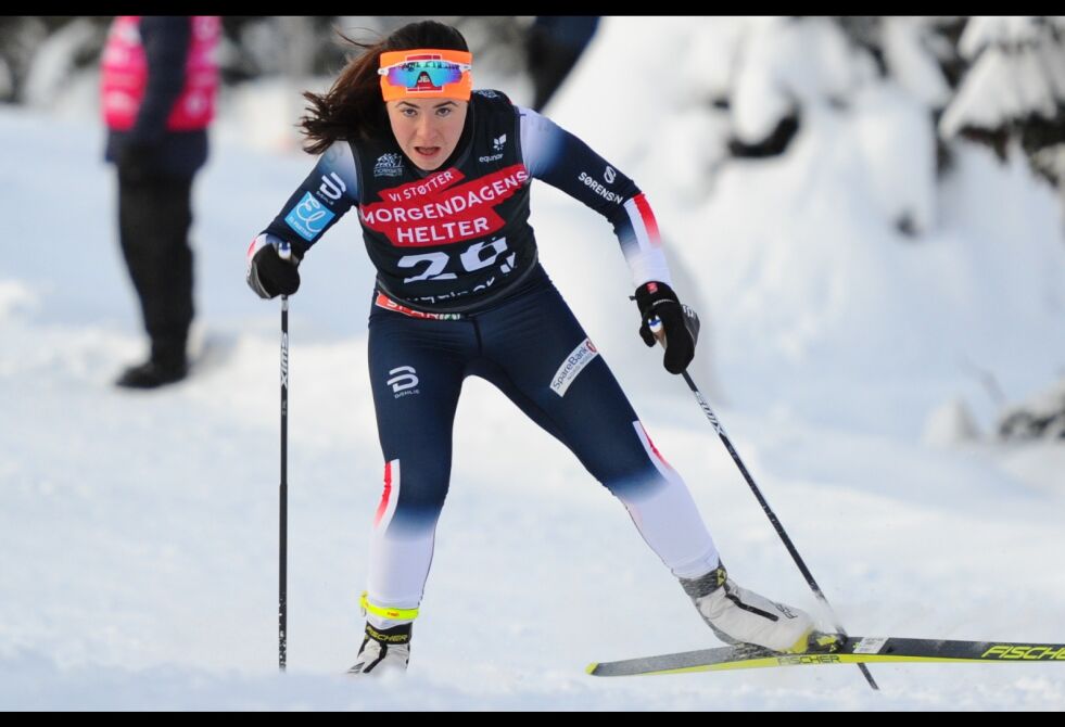 Ingrid Mathisen fra Fauske gikk inn til 24. og 35. plass i de to distanserennene på Gålå i helgen.
 Foto: Svein Halvor Moe