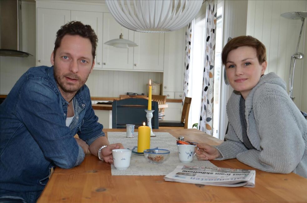 Skuespillerparet Trond Fausa Aurvåg og Lena Kristin Ellingsen har blitt foreldre til en liten sønn. Arkivfoto: Sverre Breivik