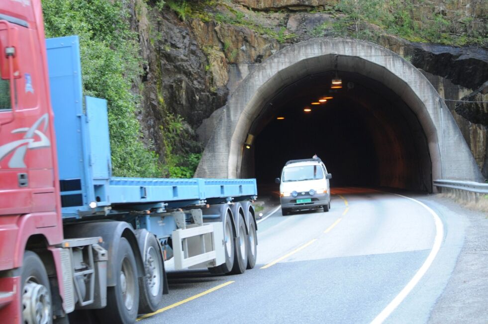 Kobbskaret tunnel på E6 i Sørfold. Arkivfoto: Arild Bjørnbakk