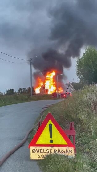 Brann på Lundhøgda