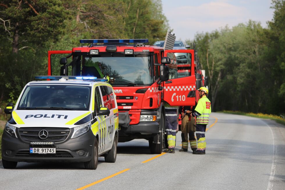 Mandag 19. juni var det en dødsuykke på riksvei 80 ved Kistrand.
 Foto: Lise Berntzen