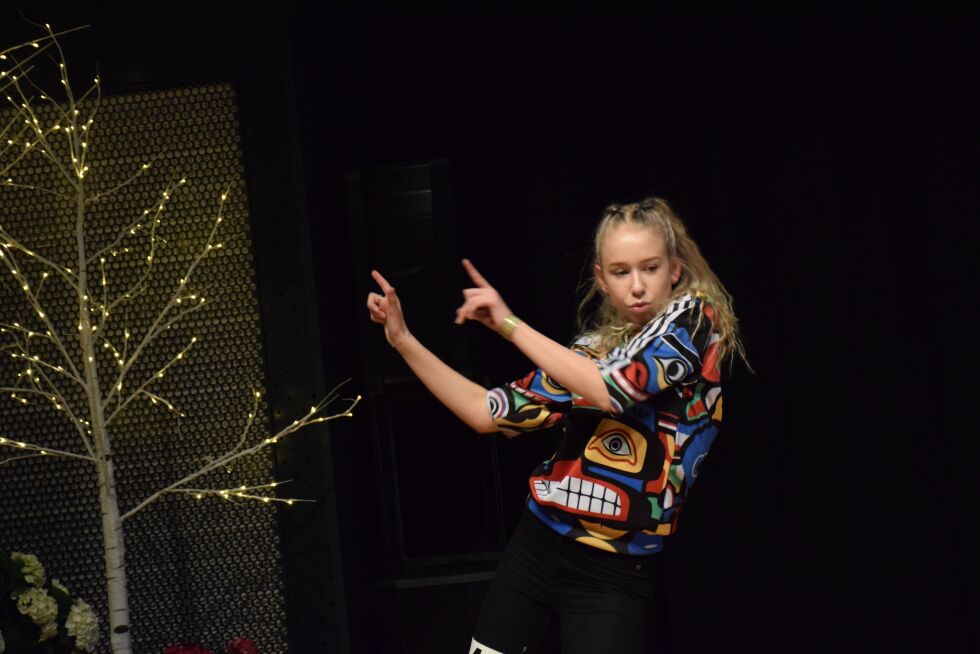 ANDREPLASS. Una Seljeås fra Dans Fauske kom på andreplass i klassen Hip Hop Solo Elite Junior, under lørdagens NNM i Hip hop.
 Foto: Ina Sand Solli