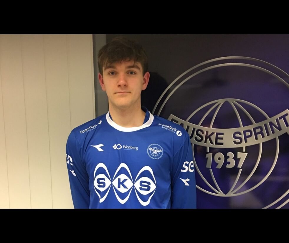 SPRINT-KLAR. Jesper Selsbakk er blitt Fauske/Sprint-spiller. 17-åringen har tidligere vært i Bodø/Glimt og Innstrandens. Foto: Fauske/Sprint