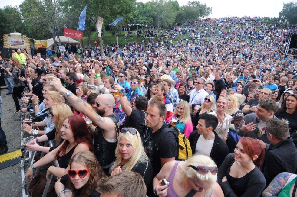 Bilde fra Parkenfestivalen 2012. Foto: Helge Simonsen