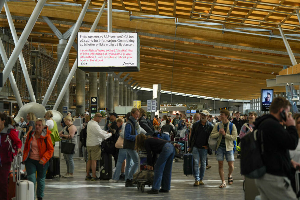 I fjor sommer ble en rekke fly kansellert og innstilt på Oslo lufthavn. Nå advarer eksperten før årets sommerferie.
 Foto: Beate Oma Dahle / NTB