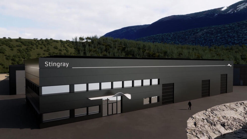 Slik skal Stingray-bygget i Wenberg Innovation Park i Skysselvika bli.
