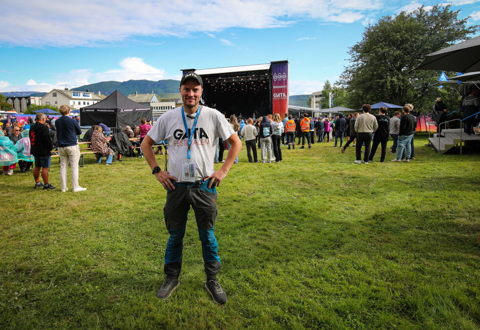 Gatafestivalen hadde flere tusen besøkende. Festivalsjef Morten Stavdal Trælnes og om lag 100 frivillige har stått på dag og natt for å få dette til.
 Foto: Lise Berntzen