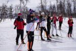 Skilandslaget og Saltenklubber på treningssamling