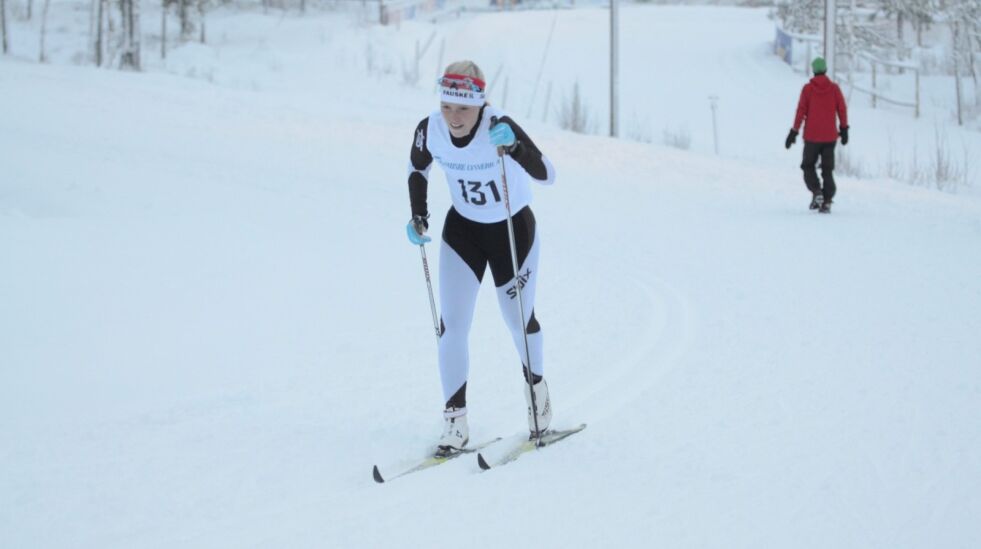 BLID. Christina Rolandsen var veldig fornøyd etter 11. plassen i Norgescupen fredag. Foto: Espen Johansen