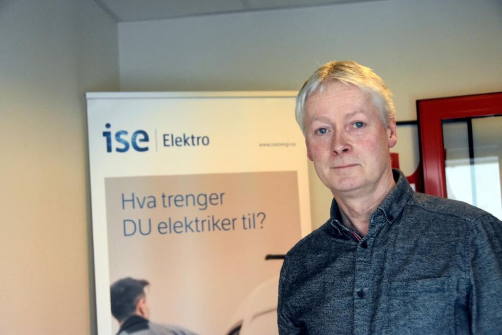 ER TILGJENGELIG. Kjell Åge Sollid er daglig leder ISE elektro.
 Foto: Foto: Sylvia Bredal