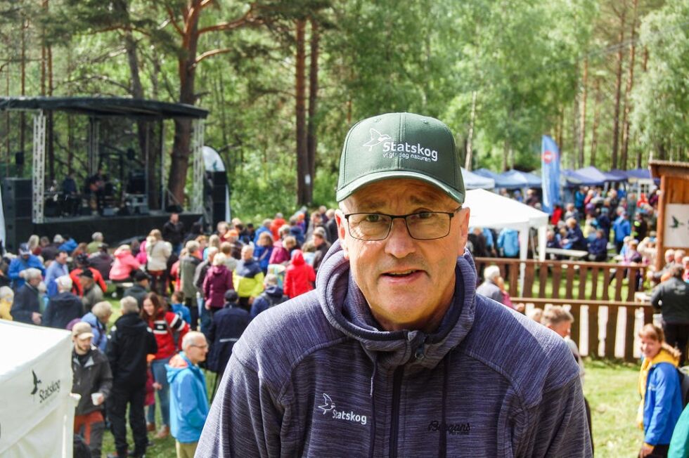 KAN TAPE. Regionsjef Jan Nilsen i Statskog frykter ikke bare for elgjakta, men også at Storjord som turistdestinasjon vil komme til å bli mindre attraktiv med det nye gjerdet.
 Foto: Saltenposten