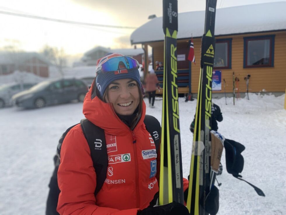 TATT UT. Ingrid Mathisen er glad for å ha blitt tatt ut på laget for region Nord-Norge for sesongen 2020/2021.
 Foto: Espen Johansen
