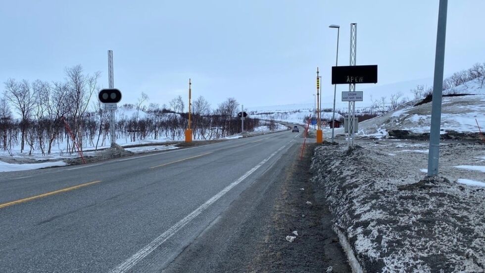 KJØRTE FOR FORT. En kvinne mistet førerkortet etter å ha kjørt for fort på Saltfjellet.
 Foto: Helge Simonsen