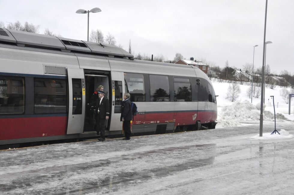 Passasjerer som skal reise fra Fauske må påregne store forsinkelser.
 Foto: Sylvia Bredal