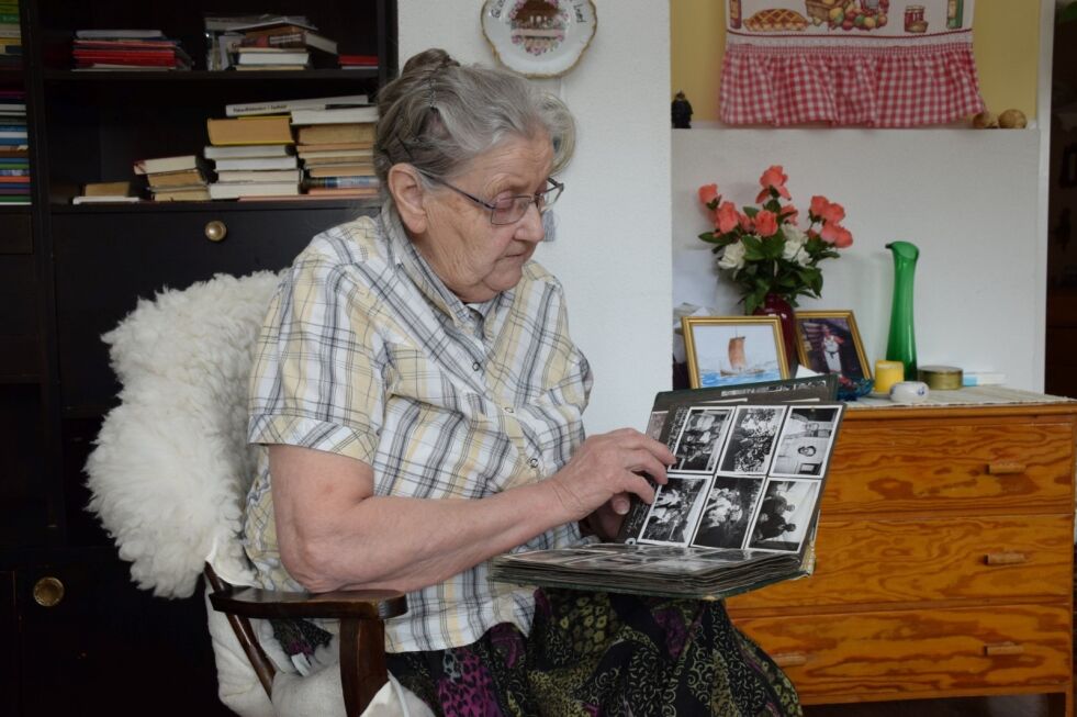 Marie Zakariassen (86) fra Sørfold minnes da freden kom til Norge. Husker tilbake til frigjøringsdagen 8. mai. Arkivfoto: Eva S. Winther