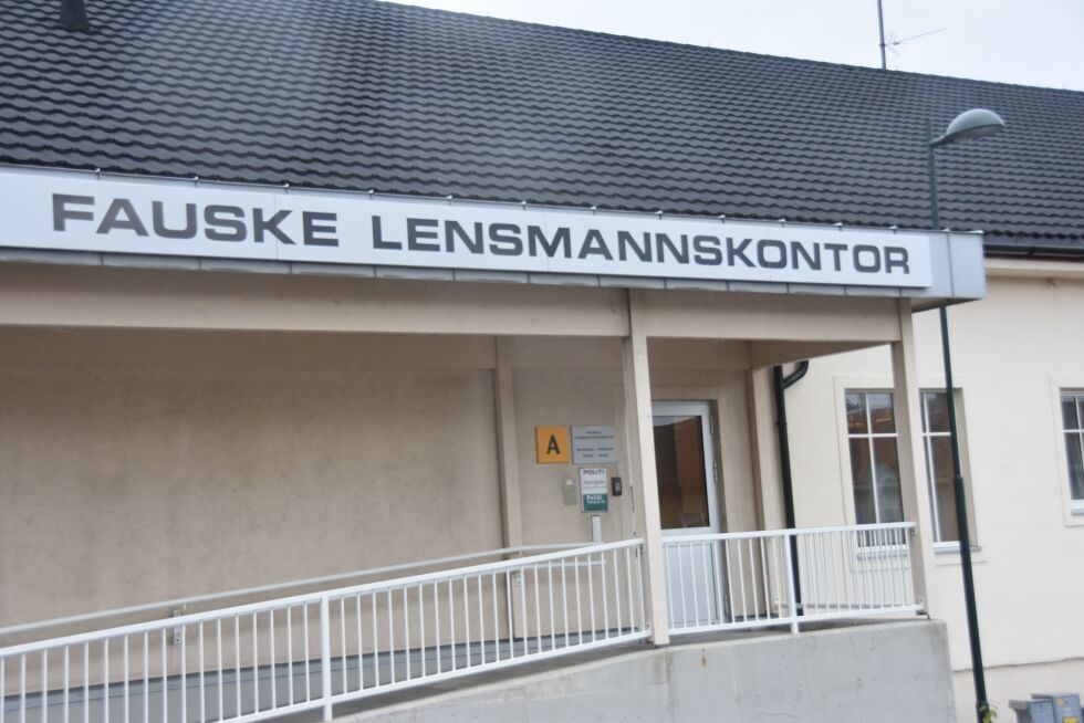 Ved lensmannskontoret på Fauske er det ledig toårs-vikariat som lensmann.
 Foto: Arkiv