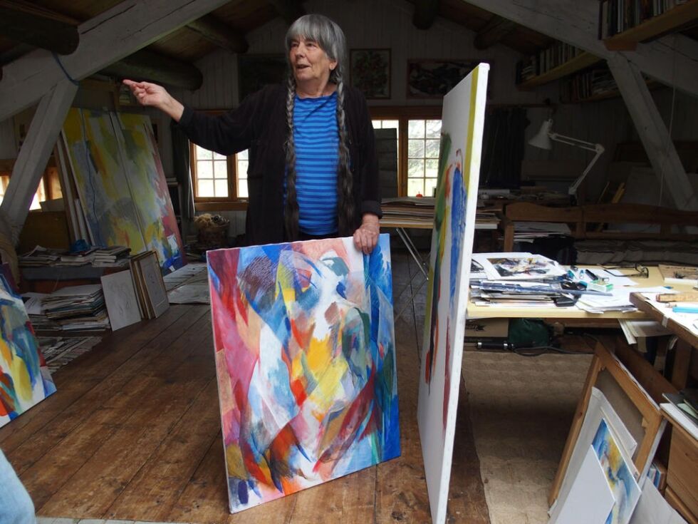 BURSDAG. Kunstneren Kajsa Zetterquist fyller 85 år, og det skal feires på Adde Zetterquist kunstgalleri søndag.