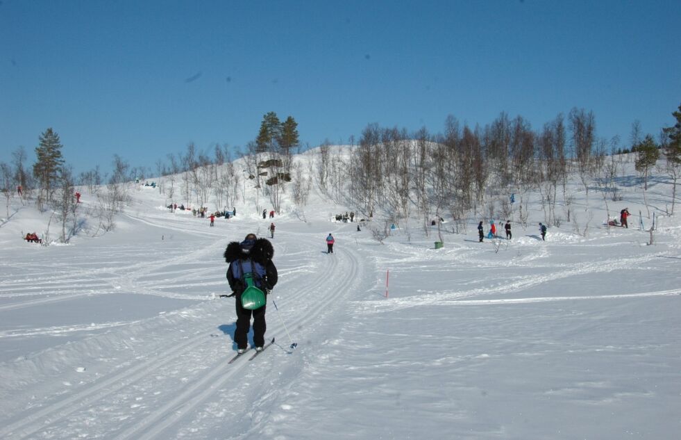 UT PÅ TUR. I helga ligger det an til fint vær, og da kan det være fine muligheter for skitur. Arkivfoto: Gro Smith