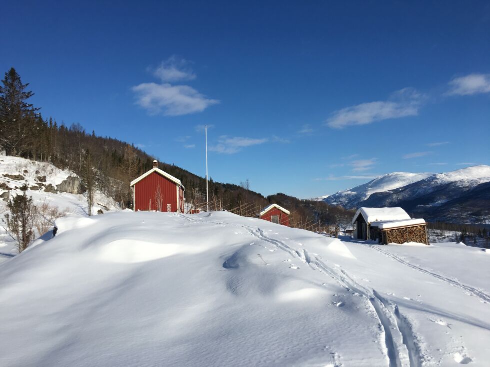 Kommende helg kan det bli gode muligheter for finvær og uteaktivitet. Her et glimt fra Seljeåsen i Sørfold.
 Foto: Eva S. Winther