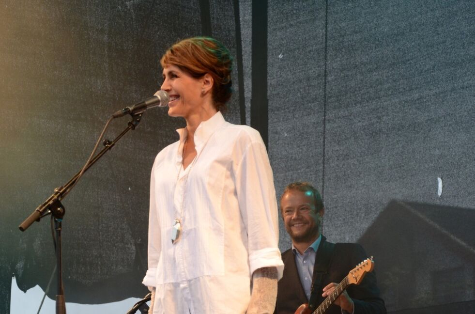 STRÅLENDE. Kari Bremnes leverte en praktkonsert på Fauske i 2014. Foto: Espen Johansen