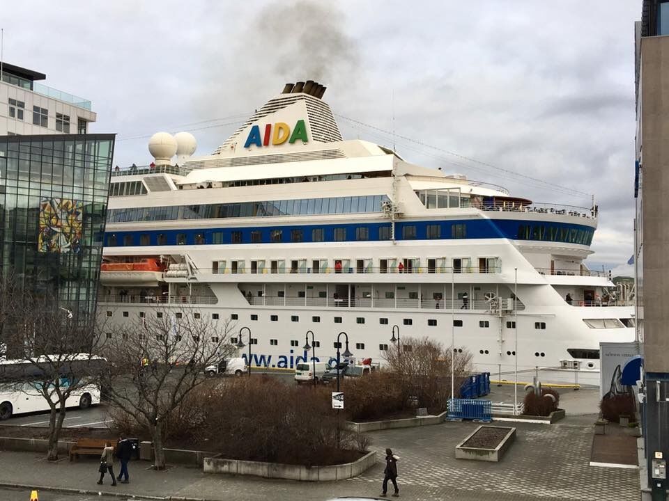 Aida har gjestet Bodø før og blant annet dratt med cruisegjester til opplevelser i Saltdal. Saltstraumen og Svartisen er også populære utfartsmål.
 Foto: Bjørn Tore Hansen