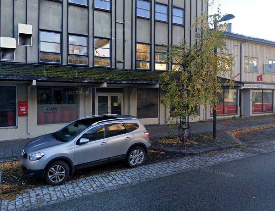 Firmaet har adresse Storgata 78 i Fauske sentrum.
 Foto: Skjermdump Google maps