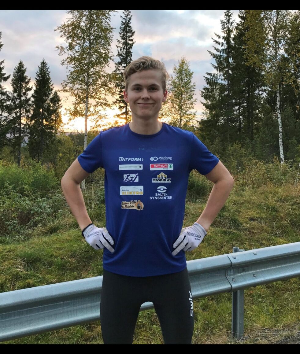 TRIVES. Brian Holmstrøm er på plass i Meråker, og har gått løs på et nytt steg i skisatsingen sin. Foto: Andrine Green