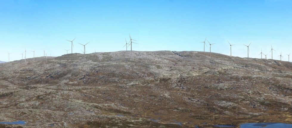 FÅR NEI. Elous vind og andre selskaper kan trolig bare gi opp å håpet om å få bygge vindmølleparker i Sørfold og andre kommuner, etter at flertallet på Storinget vil la kommuene selv få bestemme om de vil ha vindkraft-anlegg.
 Foto: Elous vind