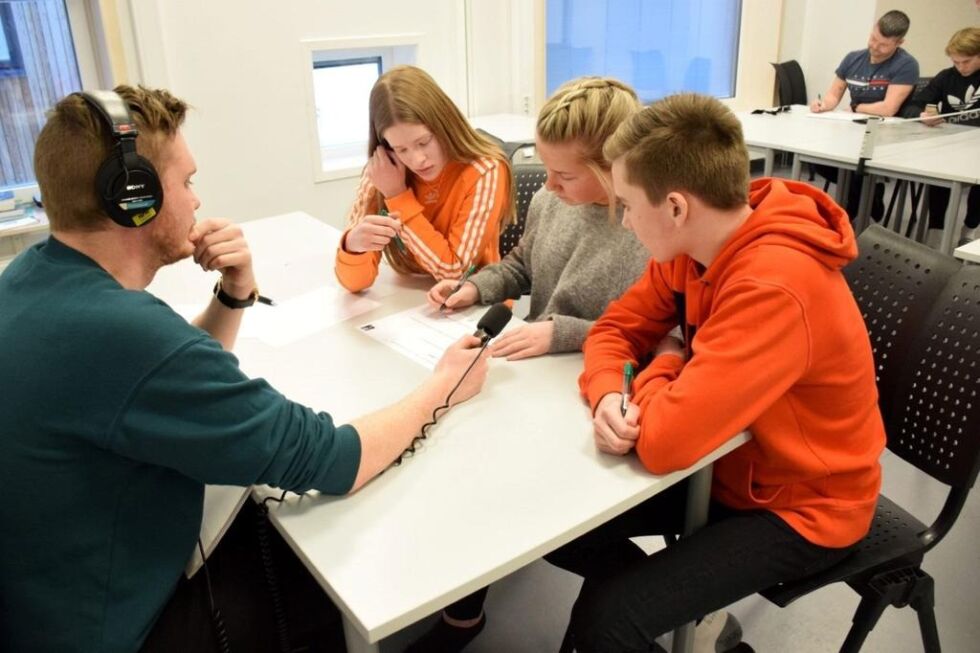 KONKURRANSE. NRK Nordland er i gang med en ny runde med Klassequiz. Her fra Vestmyra skole under konkurransen i februar 2019.
 Foto: Frida Kalbakk