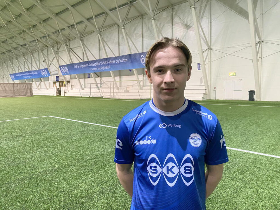 NY. Magnus Klaussen skal spille for Fauske/Sprint i år og liker utfordringen med å krige om en plass i ny klubb.
 Foto: Fauske/Sprint