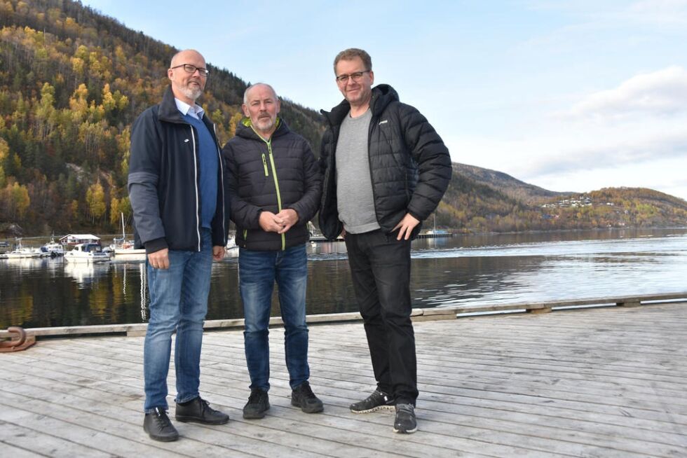 POLITISK LEDELSE. Ole Bøhlerengen (Høyre), Rune Berg (Senterpartiet) og Sverre Breivik (Saltdalslista) er enige om at Saltdal må rustes for framtida.
 Foto: Linn Braseth-Gulliksen