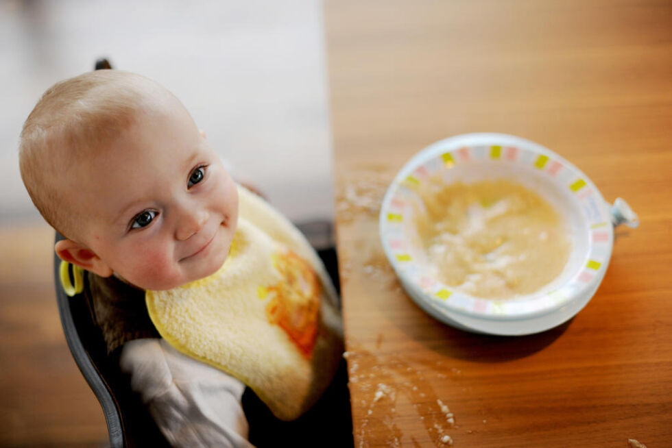 FEILMERKET. En rekke matprodukter rettet mot småbarn er feilmerket, ifølge Mattilsynets undersøkelse. Illustrasjonsfoto.
 Foto: Frank May / NTB