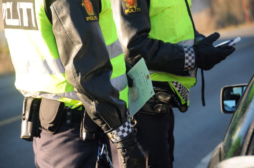 STAKK AV. Politiet utførte promillekontroll på Fauske onsdag, og en sjåfør stakk fra kontrollen. Arkivfoto: Frida Kalbakk