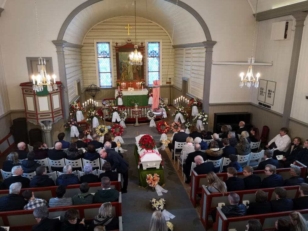 BEGRAVELSE. Fredag klokken 10 bisettes Alexander Sollihaug i Fauske kirke.
 Foto: Tarjei Abelsen