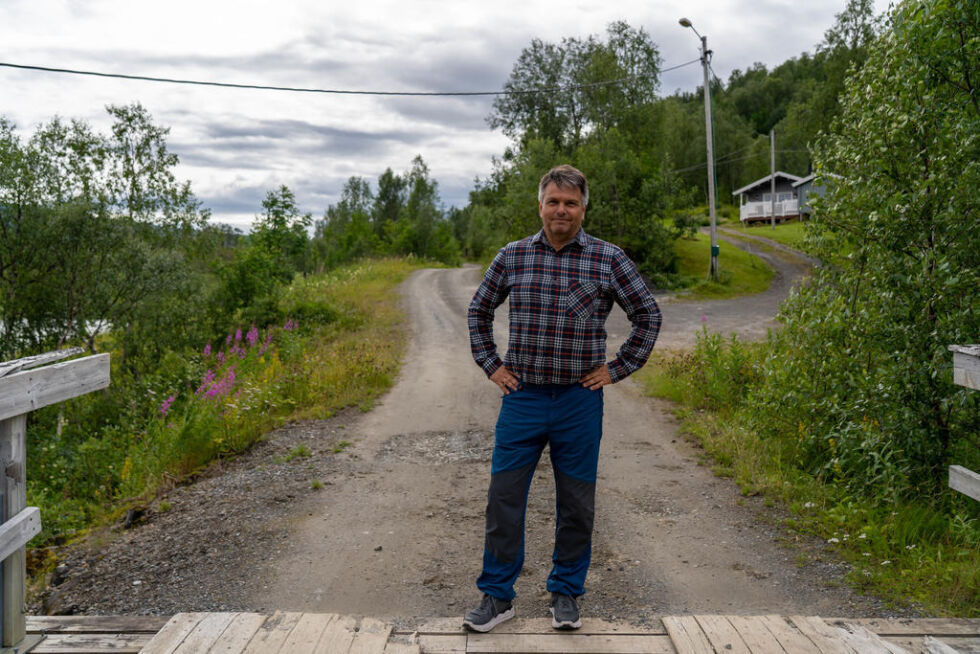 OPPGITT. Jon-Arne Nymo synes det er skuffende at kommunen ikke vil være med på spleise vedlikehold av deres egne veier.
 Foto: Anita Sjåvik