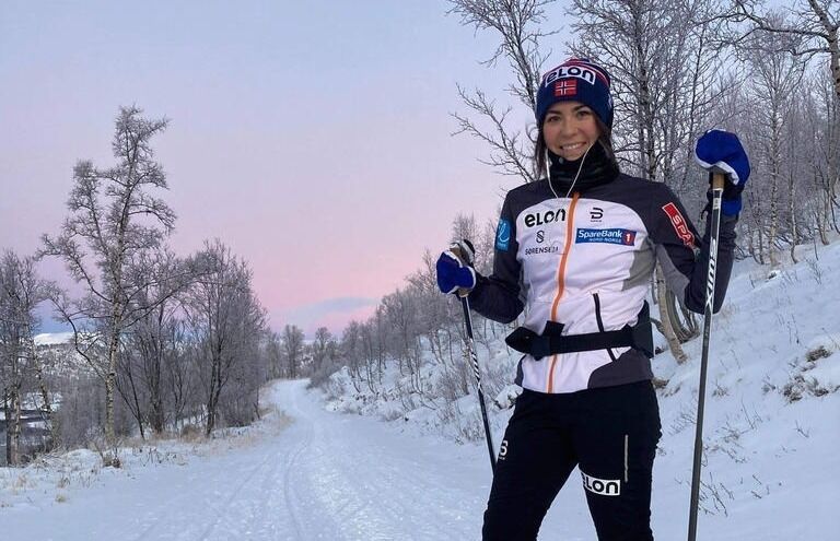 FORNØYD. Ingrid Mathisen feiret jul hjemme på Fauske og fikk en rekke gode treningsøkter på fersk natursnø i Sulisfjellet. Nå ser hun fram til 

Norgescup og NM.