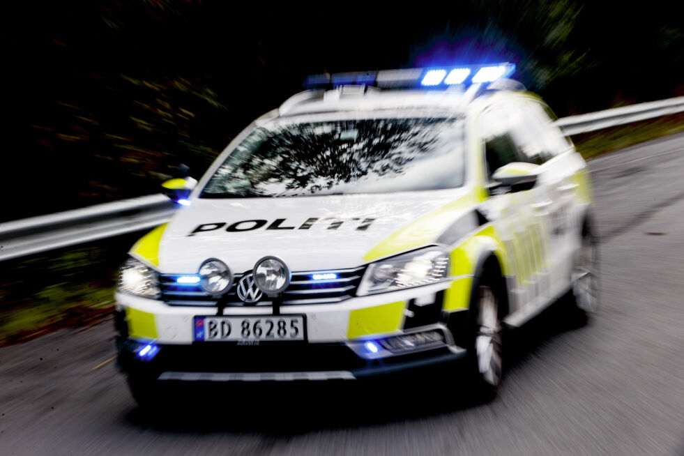 Politet stoppet tirsdag formiddag en bilfører som mistenkes for ruskjøring.
 Foto: Gorm Kallestad/NTB