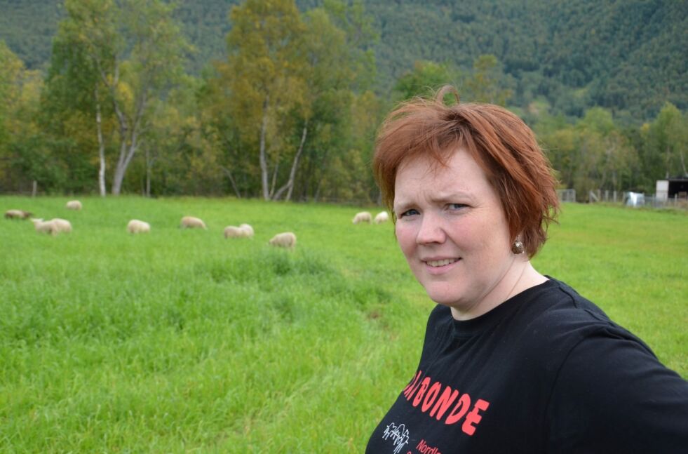 FORTVILER. Leder for Saltdal Sau og geit, Ann Guro Hansen er fortvilet over tapene i helga, og frykter også for den kommende beitesesongen. Arkivfoto: Sverre Breivik
