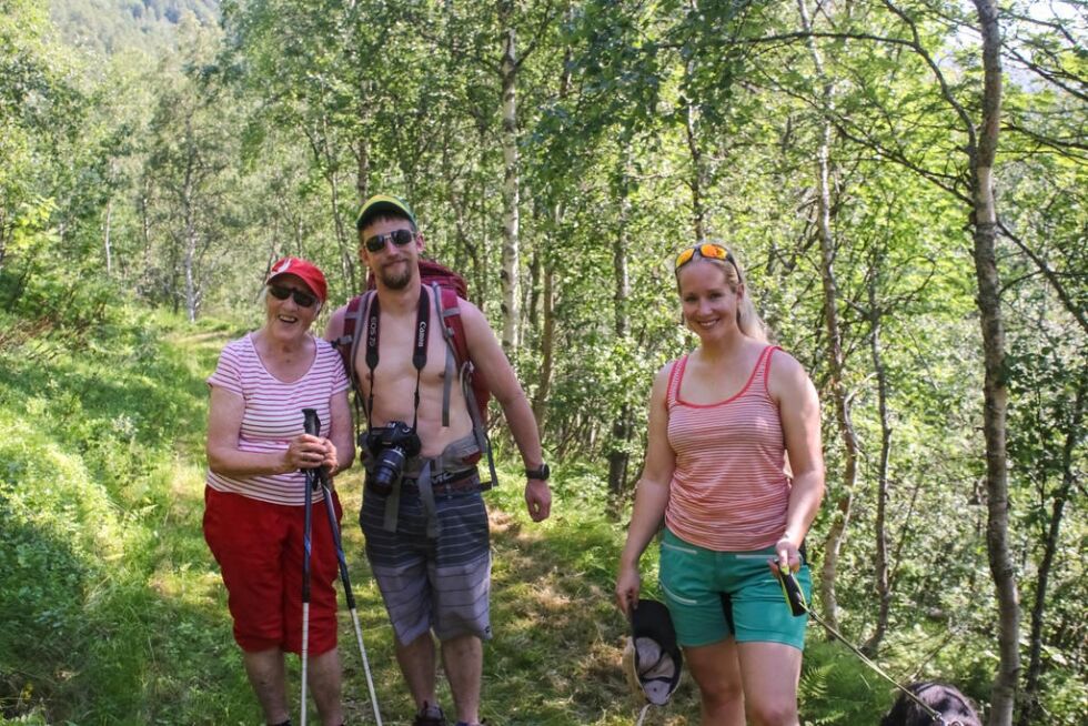 Fjellveimarsjen Startet I 30 Grader Og Temperaturen økte Etterhvert 