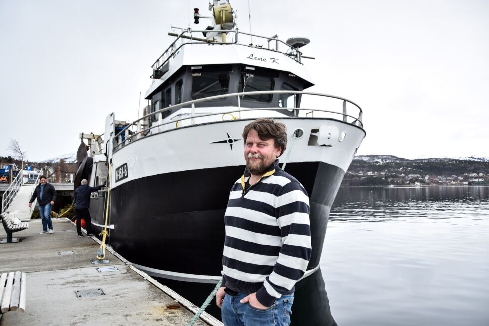 REKEFISKER. Harald Stordal Jensen har fisket reker i Skjerstadfjorden siden 2001.
 Foto: Tarjei Abelsen