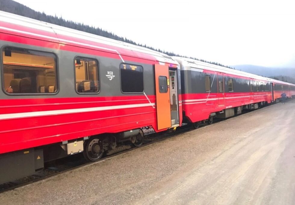 Forsinkelser i arbeidet på Nordlandsbanen får konsekvenser for regiontoget fra Trondheim.
 Foto: Arkiv