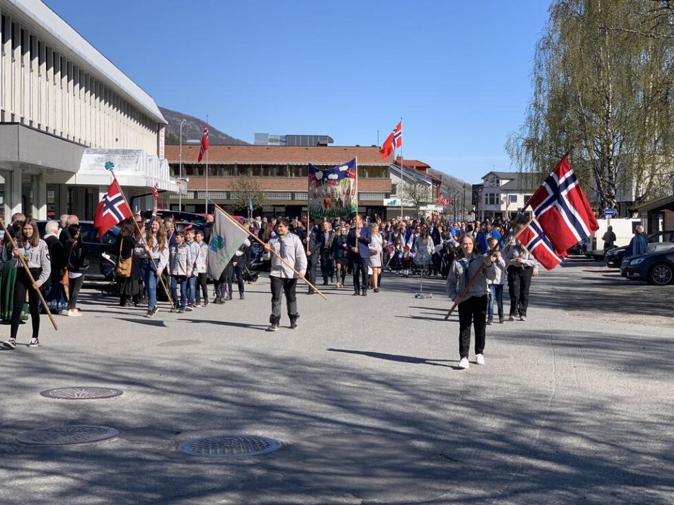 IKKE SLIK. Det blir ikke feiring på tradisjonelt vis av nasjonaldagen i Saltdal.
 Foto: Sverre Breivik