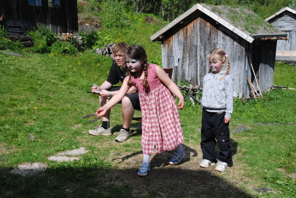 På Familiedagen i Kjelvik blir det blant annet leker og ansiktsmaling for barna.
 Foto: Nordlandsmuseet