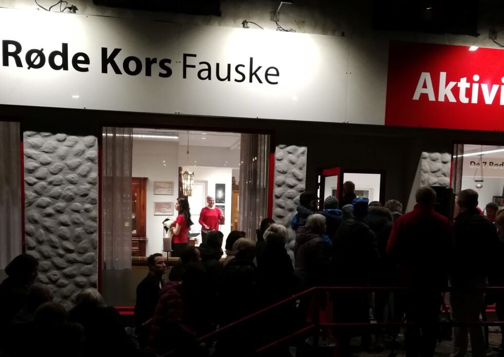 GODT OPPMØTE. Nylig åpnet aktivitetshuset til Fauske Røde Kors i sentrum. Foto: Andreas Vestvann Johnsen
