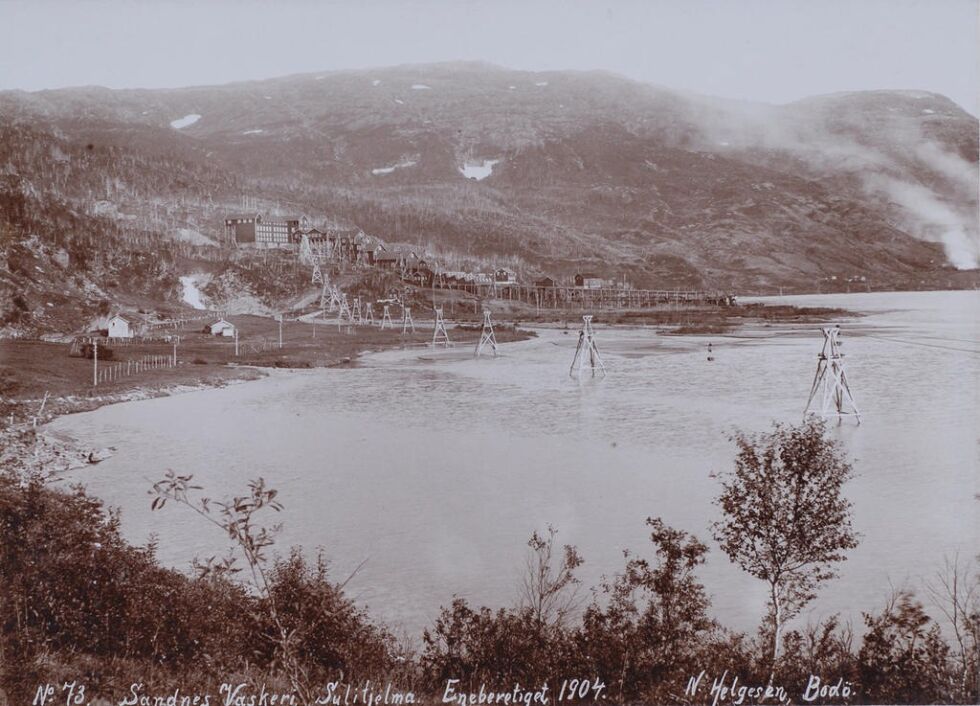 1907. Slik så det ut i Sulitjelma i 1907, da arbeiderne aksjonerte mot gruveselskapet, noe som ble et gjennombrudd for fagbevegelsen i Nord-Norge